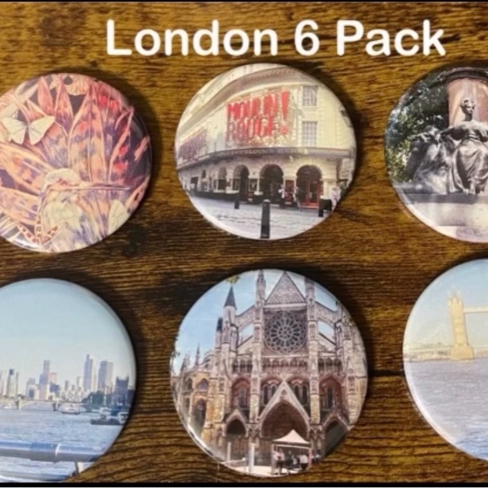 London Themed Magnet Set